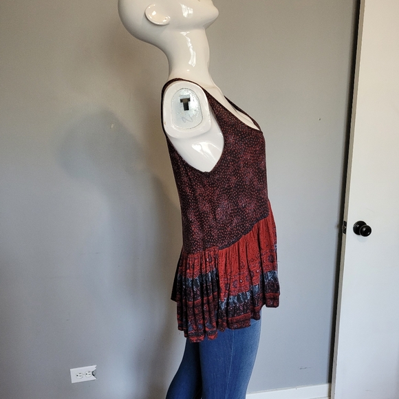 Urban Outfitters Ecote Flounce Hem Tank, VGUC, Size S - Picture 2 of 7